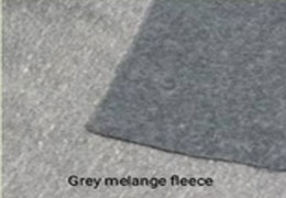 Grey melange fleece - KARPAS BANGLA INTERNATIONAL